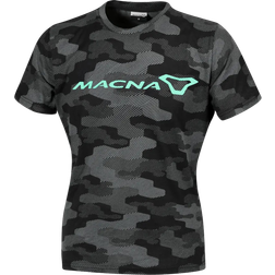 Macna Dazzle Logo 2.0 T-shirt Dam Svart-Grå-Mintgrön