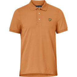 Lyle & Scott Plain Pique Polo Salt Burne