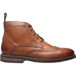 Nunn Bush Odell Wingtip - Tan Crazy Horse