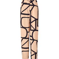 Only Byxor OnlAva Palazzo Pant - Brun