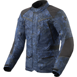 Rev'it! Voltiac H2O Motorrad Textiljacke, blau, Größe 2XL, blau, Größe