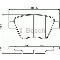 Bosch BP1338 Bremsbeläge Hinterachse ECE-R90 Zertifizierung