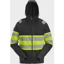 Snickers Workwear hættetrøje, Sort/Hi-Vis Gul