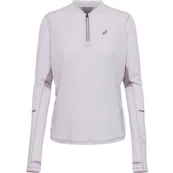 Asics Metarun 1/2 Zip Løbetrøje Dame Lilla