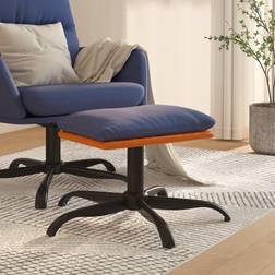 vidaXL 60x60x39 stof Fodskammel