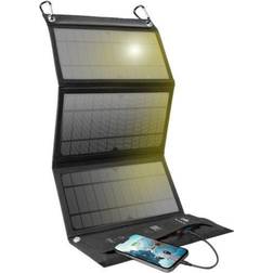 SBS BÄRBAR SOLCELLSLADDARE 2XUSB 21W