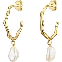 Glanzstücke München Munich Earrings - Gold/Pearls