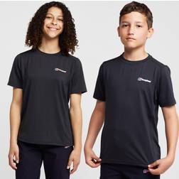 Berghaus Kids' Logo Tech T-Shirt, Black