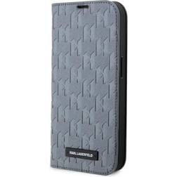 Karl Lagerfeld KLBKP14LSAKLHPG iPhone 14 Pro 6.1 Bogreol Saffiano Monogram