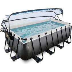 Exit Toys Black Leather Pool M/Tag 400x200 cm