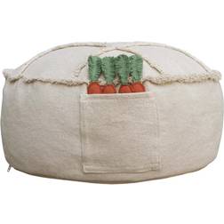 Lorena Canals Tic-Tac-Toe Beige Pouffe