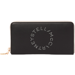 Stella McCartney Logo Continental Wallet - Black