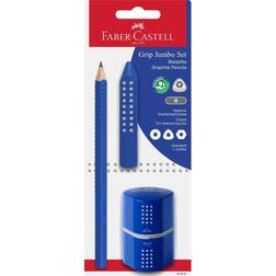 Faber-Castell Jumbo Grip Blyant Tvillingspidser Blue