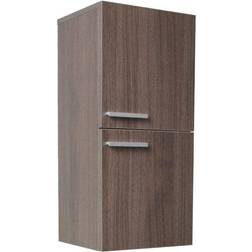 Fresca Oak Bathroom Linen Side Cabinet with 2