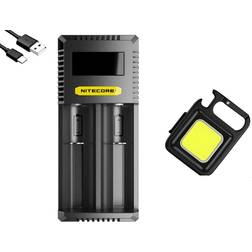 NiteCore Ci2 batterioplader 14500/18500/18650/26650 2 batterier