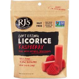 Soft Eating Raspberry Licorice RJ's Licorice 7.05oz Bag