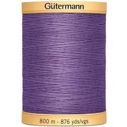 Gutermann 876 YD naturlig bomull gänga enfärgat, druva