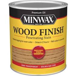 Minwax Wood Finish Penetrating Stain Golden Oak Oil-Based Brown, Transparent