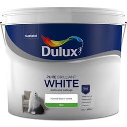 Dulux Silk Wall Paint Pure Brilliant White 10L
