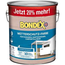 Bondex Wetterschutzfarbe weiß 3