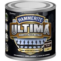 Hammerite Metallschutzlack ULTIMA 8017 Metallfarbe Braun, Grau, Schwarz 0.25L