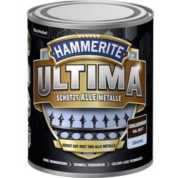 Hammerite Metallschutzlack ULTIMA glänzend RAL 8017 Metallfarbe Schwarz, Braun 0.75L