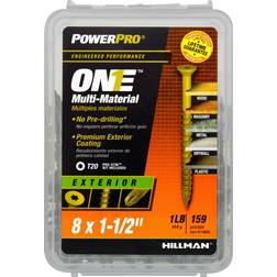 Hillman POWERPRO ONE No. 8 X 1-1/2 L Star Head Multi-Material Screw