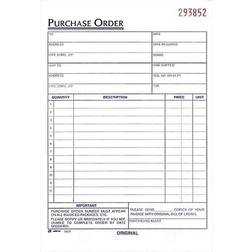 Adams ABFTC5831 3-Part Carbonless Purchase Order