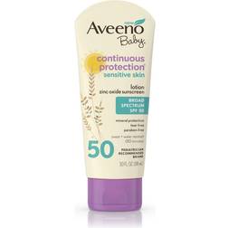 Aveeno Baby Continuous Protection Zinc Oxide Sunscreen SPF 50 88ml