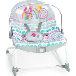 Bright Starts 2-in-1 Baby Rocker & Stationary Seat Rainbow