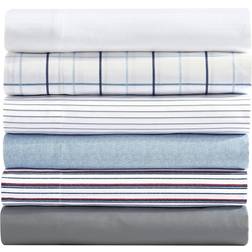 Nautica Fitted Aevery Stripe Bed Sheet Blue