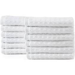 Tommy Bahama Home Northern Pacific Cotton Terry Wash Guest Towel White