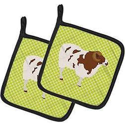 Caroline's Treasures BB7801PTHD Jacob Sheep 7.5HX7.5W Pot Holder Green