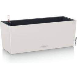 Lechuza Balconera Color 50 Light Grey Poly Resin Window Box Self-watering Planter 19 cm H x 50 cm W x 19 cm D