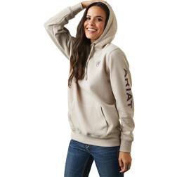 Ariat Logo Hoodie Oatmeal Heather