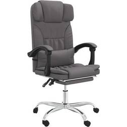 vidaXL Massage Reclining Black Office Chair