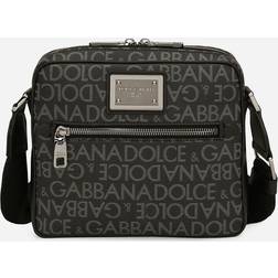 Dolce & Gabbana Stilfull Cross Body Väska för Män Gray
