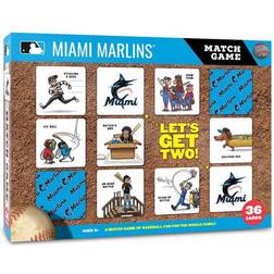 YouTheFan Miami Marlins Licensed Memory Match Game