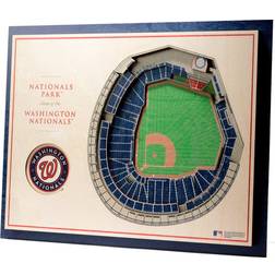 YouTheFan Washington Nationals 17'' x 13'' 5-Layer 3D StadiumViews Wall Art