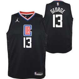 Jordan Boys Paul George Clippers Statement Swingman Jersey Boys' Grade School Black/Blue