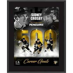 Sidney Crosby Pittsburgh Penguins x 500 Goals Sublimated Plaque