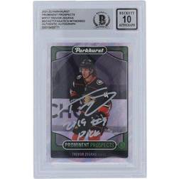 Upper Deck Trevor Zegras Anaheim Autographed 2021-22 Parkhurst Prominent Prospects #PP17 Fanatics