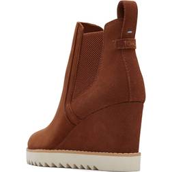 Toms Maddie Wedge Bootie Brown