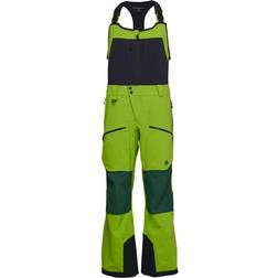 Black Diamond Men's Recon Stretch Pro Bib Trousers - Lime Green/Mountain Forest