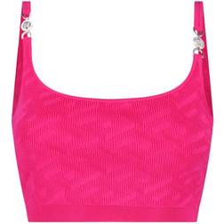 Versace Pink 'la Greca' Top