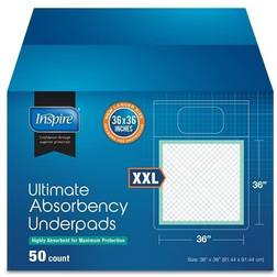 Inspire Ultimate Absorbency Underpads XXL 50-pack