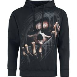 Spiral Grim Reaper Hooded sweater black