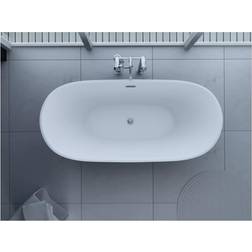 freistehende Acryl-Badewanne elegant