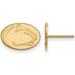 LogoArt Women's Penn State Nittany Lions Gold Plated Post Earrings