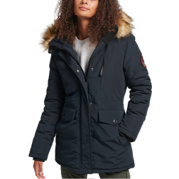 Superdry Everest Parka Coat - Navy Blue